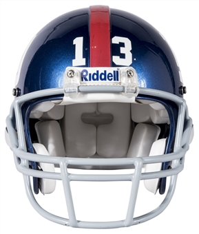 2004 Kurt Warner Game Used New York Giants Helmet - PHOTO-MATCHED TO 8 GAMES (MeiGray LOA)